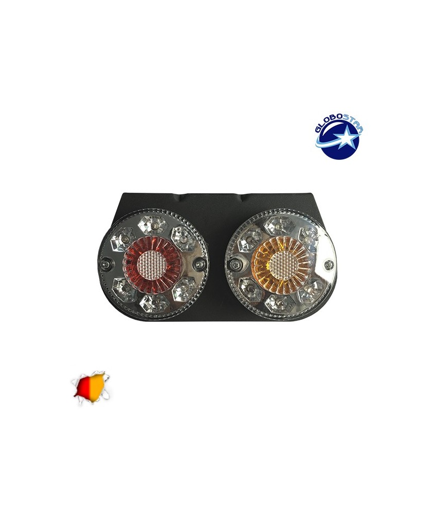 Πίσω Φανάρι Φορτηγού 22 LED 24 Volt Universal Αδιάβροχο IP66 GloboStar 75499